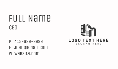 Architecture House Property Business Card Image Preview