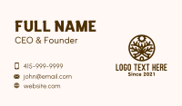 Brown Forest House Business Card Design