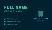 Curtain Business Card example 3