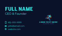 Running Athlete Exercise Business Card