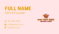 Burger Crab Fastfood Business Card Design