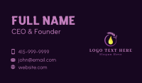 Lavender Oil Extract Business Card Design