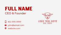 Red Falcon Insurance  Business Card Design