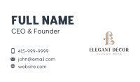Elegant Hotel Restaurant Letter E Business Card Image Preview