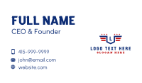 American Flag Shield Business Card