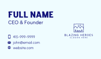 Bed Pillow Mountain Camp Business Card Image Preview