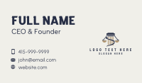 Justice Scale Column Business Card