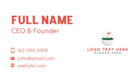 Golf Ball Sports Business Card