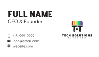 Rainbow Paint House Business Card