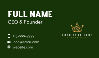 Monarch Royalty Crown Business Card