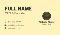 Golden Astral Woman Business Card