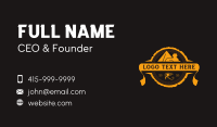 Egyptian Pyramid Landmark Business Card Design