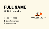 Industrial Construction Crane Business Card Design