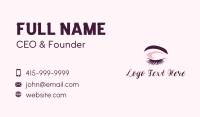 Eyelash Eyebrow Salon Business Card Design