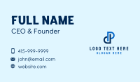 Blue Business Card example 1