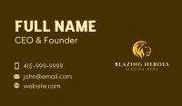 Yellow Lion Safari Business Card Image Preview