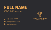 Business Brand Letter Y Business Card