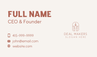 Relaxing Spa Candle Business Card Image Preview