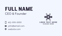 Piston Wrench Mechanic Business Card