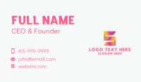 S Business Card example 3