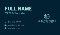 Startup Cyber Tech Business Card