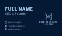 Satellite Letter H  Business Card Design