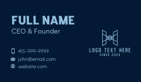 Satellite Letter H  Business Card