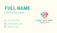 Colorful Community Group Business Card