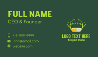 Natural Medication Business Card example 1