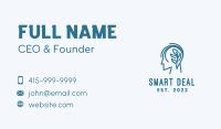 Organic Brain Mental Health Business Card Image Preview