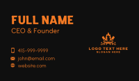 Chicken Flame BBQ Business Card Design