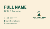 Gardening Shovel Plant Business Card