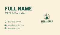 Gardening Shovel Plant Business Card Image Preview