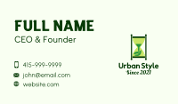 Nature Hourglass Business Card