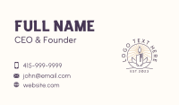 Louts Wellness Candle  Business Card