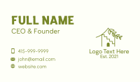 Indoor Plant Home Business Card