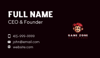 Monkey Cap Mascot Business Card Image Preview