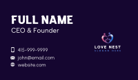 Family Love Heart  Business Card Image Preview