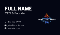 Heating Business Card example 1