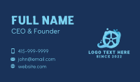 Water Tire Cleaning  Business Card Design