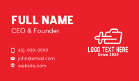 First Aid Kit Business Card example 1