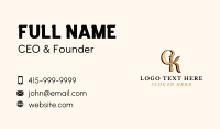 Vintage Shop Business Card example 3