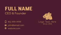 Cougar Wild Animal Business Card