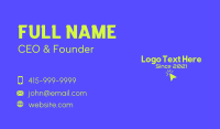 Mouse Business Card example 2