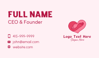 Dating Heart Hug Business Card