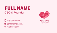 Dating Heart Hug Business Card