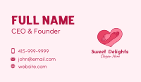 Dating Heart Hug Business Card