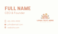 Boho Rainbow Nursery Business Card