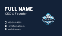 Soccer Football Star Business Card Design