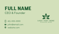 Paw Marijuana Hemp Business Card